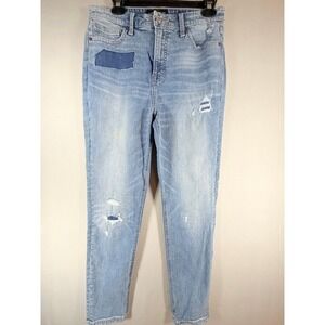 Lucky Brand Bridgette Skinny Jeans Womens 10/30 Light Wash Distressed High Rise